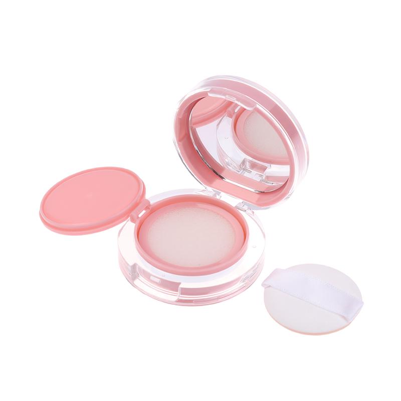 Pink Mini Air Cushion Foundation Diy Box Empty Puff Box With Mirror For Bb Cream Cosmetic Container Makeup Case Skin Care