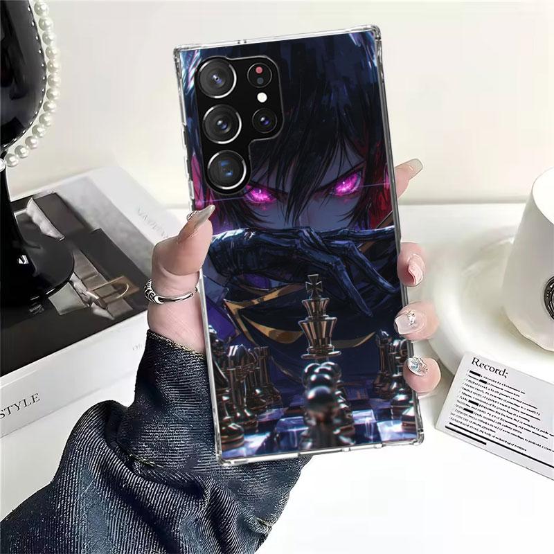 Мягкий чехол для телефона с аниме Code Geass для Samsung Galaxy S22 S23 S24 S25 Edge S26 Ultra S20 FE S21 Plus + Fundas Coque Galaxy S20 S21