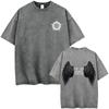 Washed Vintage TV Play Supernatural Graphic Tshirt Men Women Casual Oversized T Shirt Male Summer Cotton Short Sleeve Tshirts