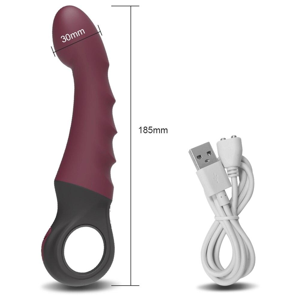 Dildo Multi Speed G Spot Vagina Vibrator Clitoris Butt Plug Anal Erotic Goods Products Sex Toys for Woman Adults Female