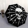 1pc Skull Automatic Open/Close Umbrella, Ideal Fan Gift for Birthday, Christmas, Trendy Fashion yy250828034