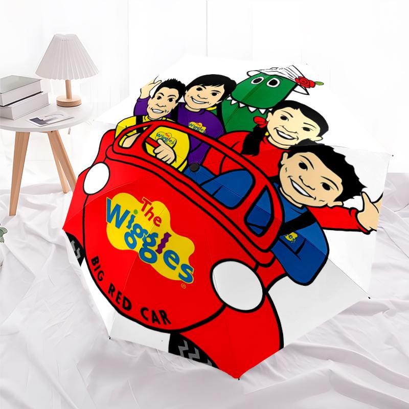 1pc The Wiggles1 Umbrella, Sun Protection, And UV Shielding. It Has Eight Sturdy Ribs for Outdoor Use And Perfect Gift