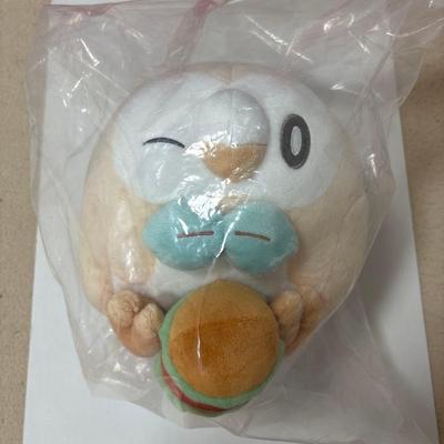 Приз C Ichiban Kuji Poke Peace Добро пожаловать в Дайнер Плюшевый Rowlet Япония