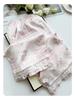 Moe-Style Sweet Pink Kitten Pajamas: Soft Silk, Long-Sleeved & Long Pants for Women - Spring & Autumn Collection