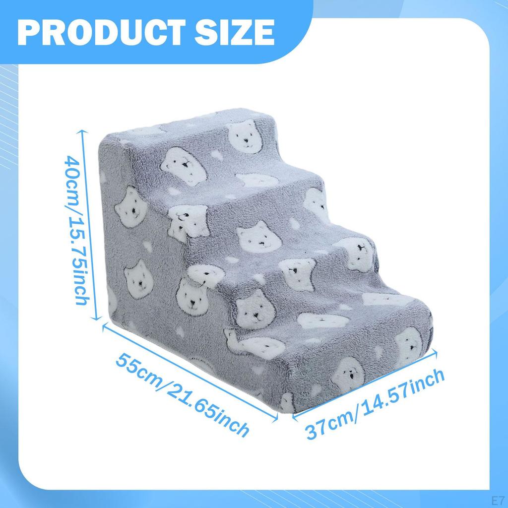 Лестница для собак Ступени Удобная Лестница для лазания питомцев для дивана, софы, высокой кровати