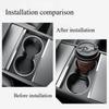 For Tesla Model Y Juniper/Launch 2025 Center Console Water Cup Pad Anti-slip Pad Rear Row Cup Holder Pad Interior Accessories