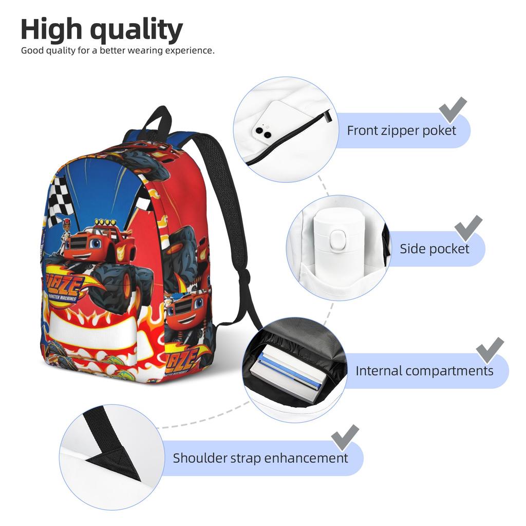 Рыцарь и Машинки Модный Рюкзак Спортивный Школьный Рабочий Daypack для Мужчин Женщин Колледжа Наплечная Сумка