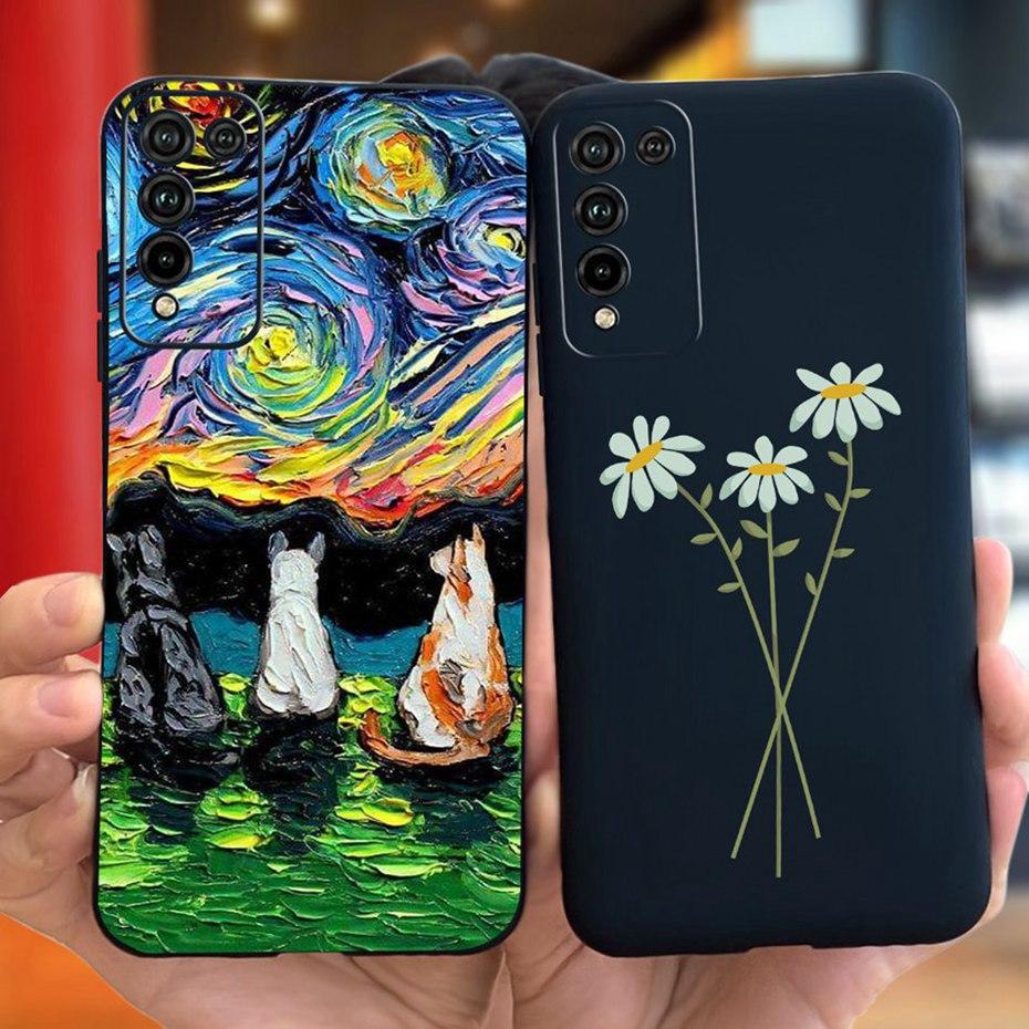 Чехол для Honor 10X Lite Милый Мультяшный Конфетный Цвет Мягкий Силиконовый Чехлы для Телефона Для Honor 10X Lite DNN-LX9
