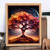 5D Diy Diamond Painting Tree Embroidery Mosaic Fantasy Landscape Full Square Round Home Decor