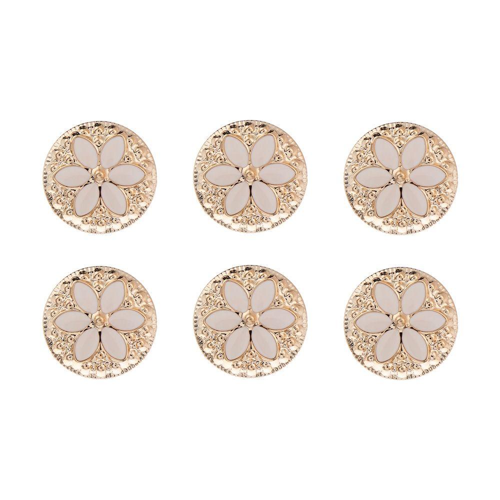 6PCS Clothing Crafts Decorative DIY Anti-exhaust Adjustable Coat Button Seamless buttons Detachable