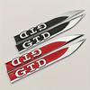 3D Металлические Значки Автомобиля GTD GLI Эмблема Наклейки на Крыло Эмблема Кузова Автомобиля