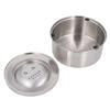 Food Safe Metal Stainless Steel Pet Bowl Anti Splash Anti Splash Pet Waterer  Dog Feeding Station