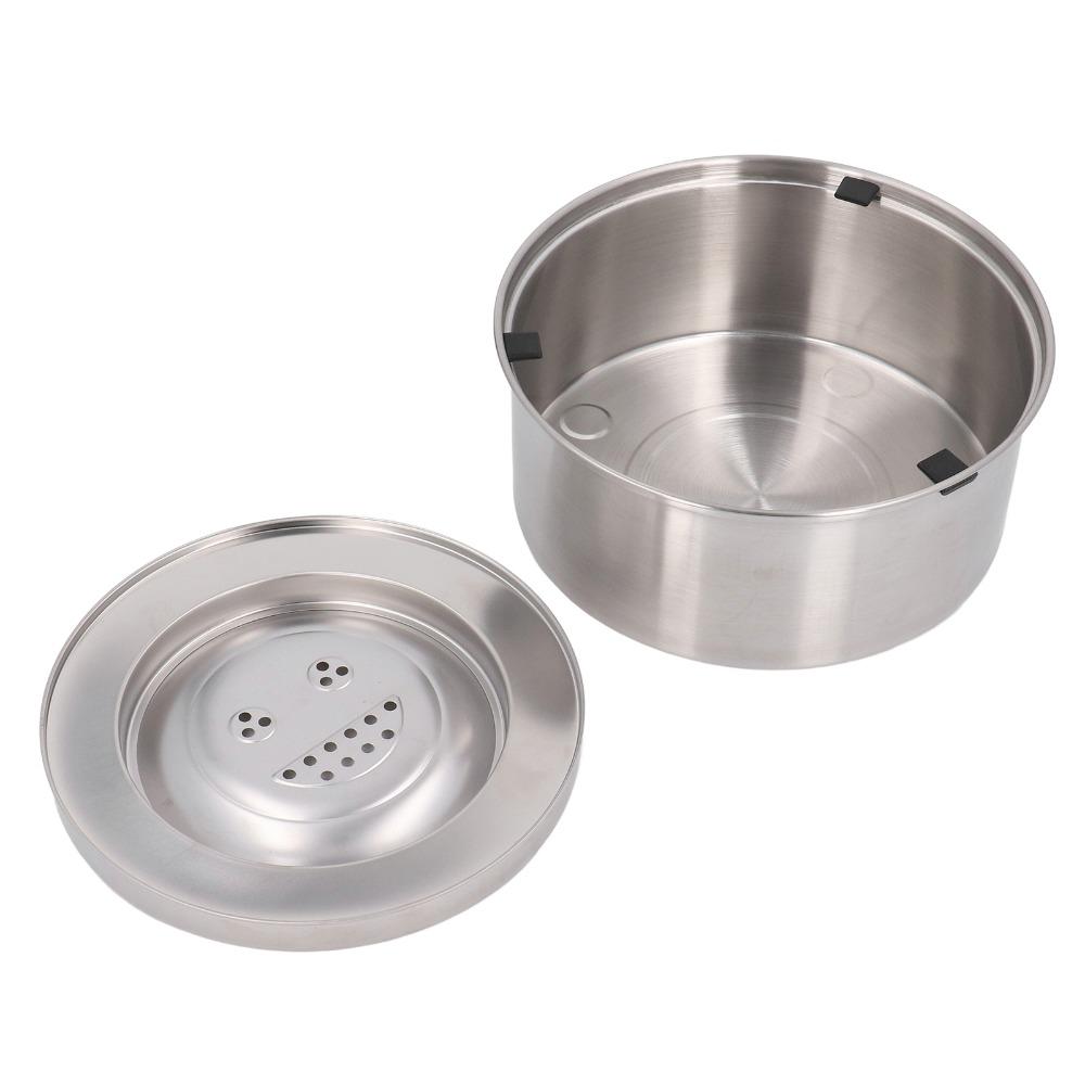 Food Safe Metal Stainless Steel Pet Bowl Anti Splash Anti Splash Pet Waterer Dog Feeding Station