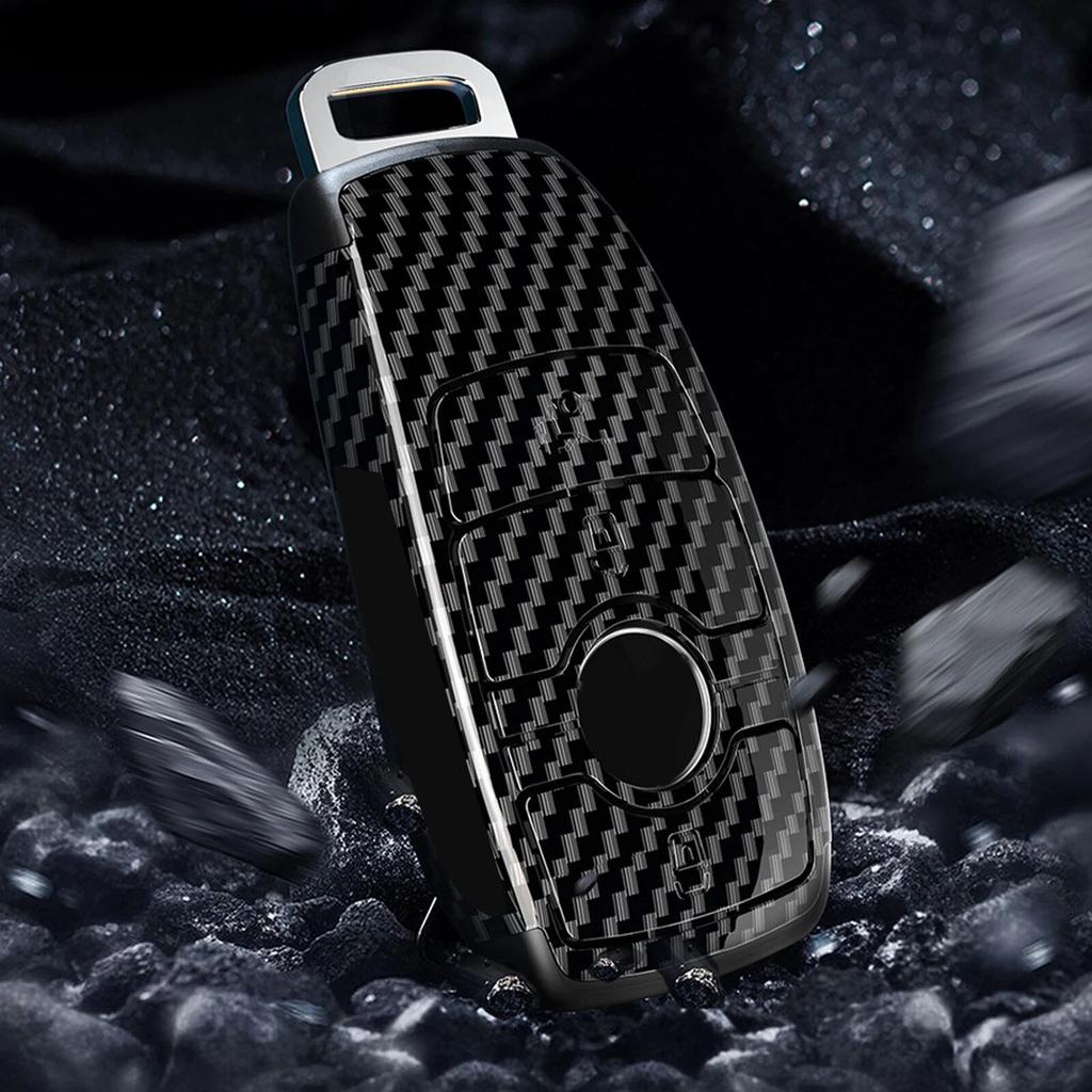 Чехол для ключей автомобиля из АБС-пластика из углеродного волокна, брелок для Mercedes Benz ABCES Class W204 W205 W212 W213 W176 GLC CLA AMG W177