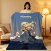 Плед F-Firefly Высокоплотный Короткий Плюш Мягкий Для Кожи Для Дивана Дремоты Кондиционируемой Комнаты
