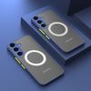 Подходит для чехла для мобильного телефона Samsung S25 Новый матовый S25ultra Полная защита объектива Защитный чехол S24 Контрастный силиконовый чехол