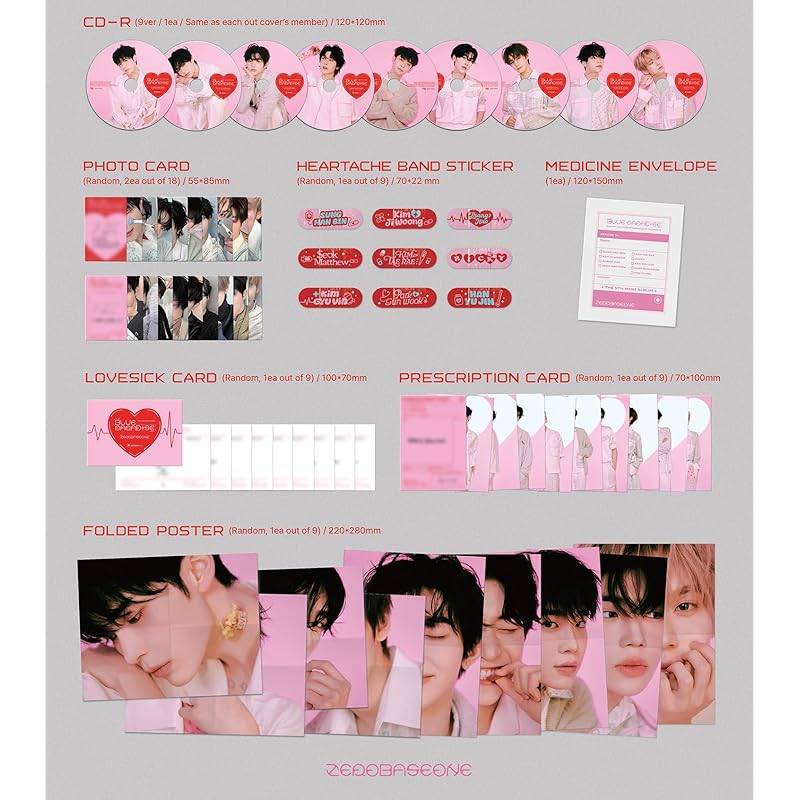 ZEROBASEONE 5th Mini Album BLUE PARADISE (Digipack ver.) Member selection digipak Zebewan ZB1 (Park Gun-wook/PARK GUNWOOK)