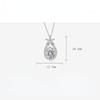 BELLA BOX Oval Pendant Necklace Multiple Colour Fashion Wedding Engagement Jewelry