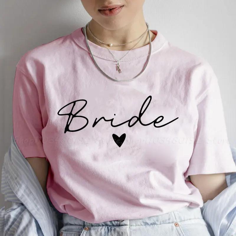 Футболка Team Bride для женщин, свадебные топы, топы для друзей, прощание, девичник, девичник, футболки EVJF, блузки, эстетическая одежда