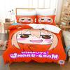 Постельное белье Himouto Umaru Chan 3 предмета Милый Чиби Умару Печать с персонажем аниме Пододеяльник Все размеры Настраиваемый для спальни