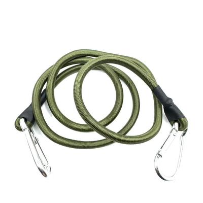 8mm Bungee Cord with Carabiner Hooks Outdoor Elastic Rope Heavy Duty Luggage Tie Down Camping Tent Clothesline