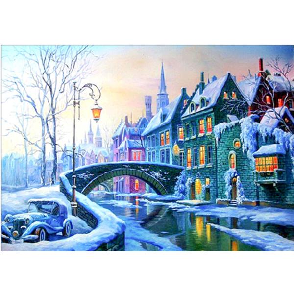 Алмазная вышивка Алмазная картина Полный круг Пейзаж 5D DIY Горный хрусталь Картина Вышивка крестом