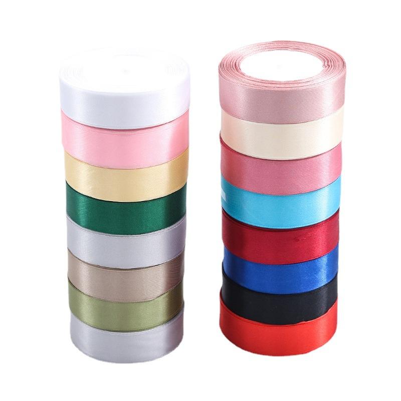 Decorative Embellishments Romantic and Cozy Polyester Ribbon Colorful Ribbon Flower Bag Decoration Ribbon Tie Cake Box Solid Color Clove Bow Ribbon