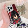 Чехол для мобильного телефона Akame Kurome с серебряным покрытием Magsafe для iPhone 17 16 15 14 13 12 11 Air Pro Max Plus Цветная крышка