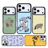 Cute Animal Raccoon Phone Case Cover for IPhone 11 12 13 14 15 16e 17 Pro Max Coque for IPhone 17 Air