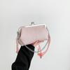 Вечерняя сумочка с цепочкой и застежкой из сплошной нити, модные универсальные сумки через плечо, новые модные сумки с цепочкой и верхней ручкой для женщин