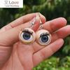 Awful Creepy Doll Eyeball Earrings With Awful Blinking Action Weirdos