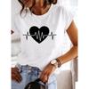 Love Style Trend Cute 90s Short Sleeve Print T Shirt Clothing Tee Women Graphic T-shirt Summer Clothes Fashion Female Top