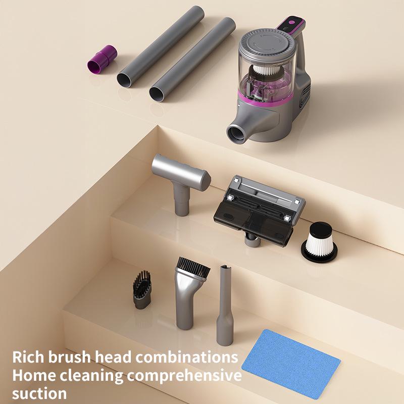 Высокомощный беспроводной ручной пылесос с функцией удаления клещей и мытья полов