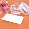 Clear Nail Art Stamping Silicone Stamper + Scraper DIY Manicure Transfer Tool Cosmetic Tools