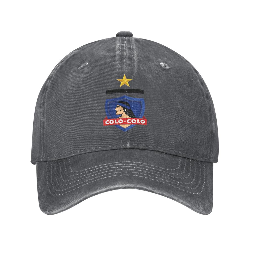 Social Y Deportivo Colo-Colo Denim Baseball Caps Snapback Baseball Hats Breathable Casquette Outdoor for Men's And Women's