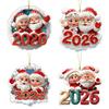 2026 Санта-Клаус и персонаж 2D акриловое рождественское украшение