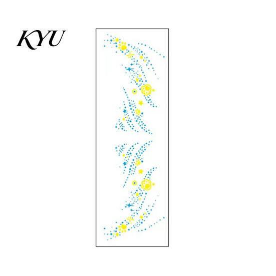 Sparkling UV Reactive Decals Halloween Temporary Tattoo Sticker, Glow in The Dark Face Waterproof Tattoos for Adults Body Art Adults, Nightclub,