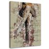 Canvas Print Woman In Cabaret Retro
