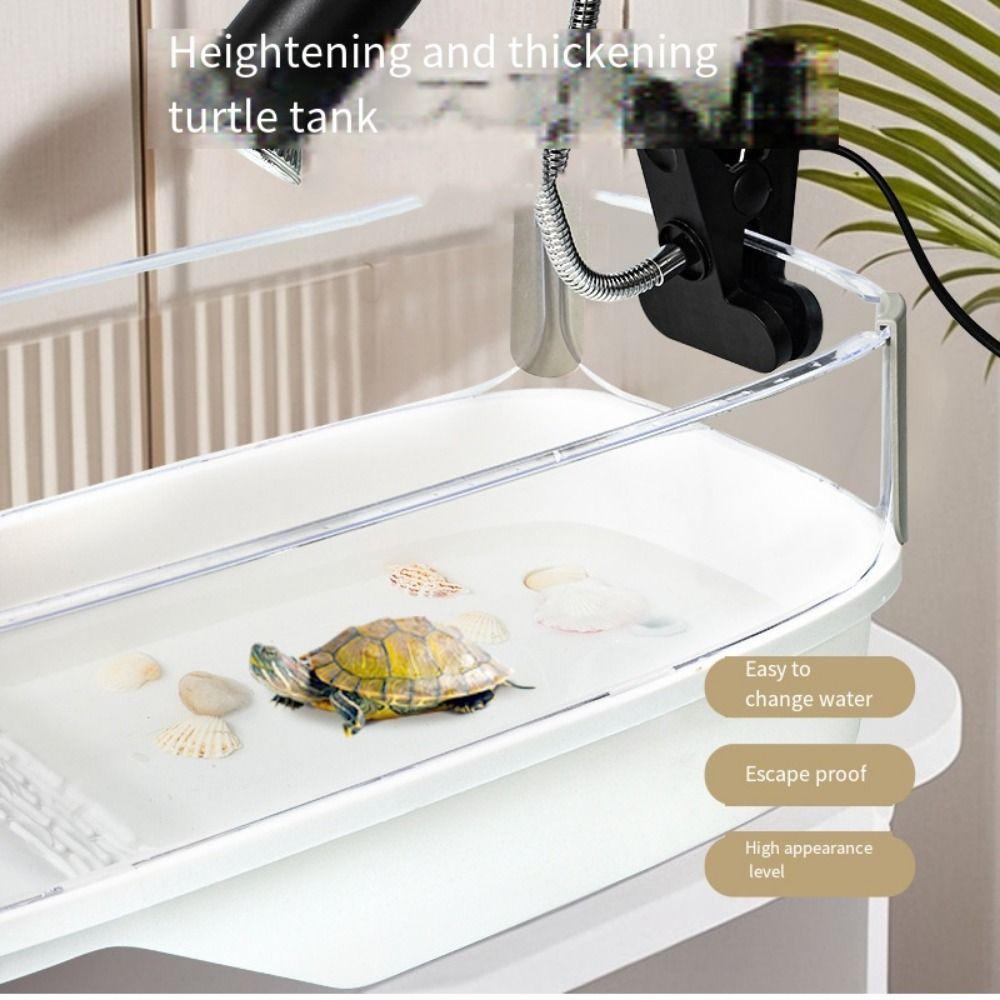 Multi-function Area Turtle Tank Bask Platform Indoor Turtle Enclosure Turtle House Reptile Habitat