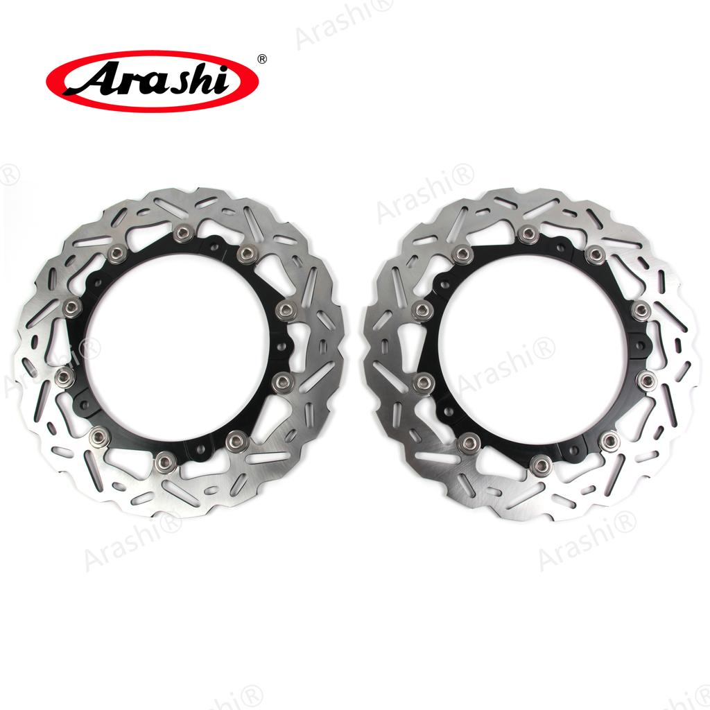 Arashi 1 пара CNC плавающих передних тормозных дисков для BMW R NINE T URBAN G/S 1200 2017 2018 2019 2020 2021 Мотоцикла