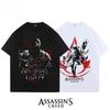 Футболка Assassin's Creed Phantom Odyssey для мужчин и женщин, летняя и осенняя, из чистого хлопка, свободная, с круглым вырезом, с коротким рукавом