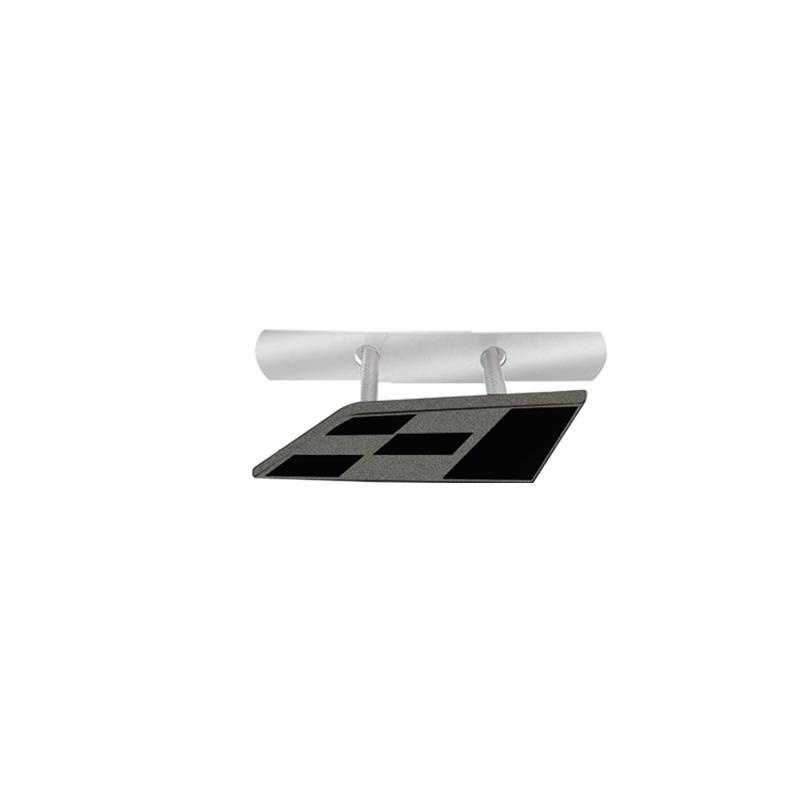 hbzh3 Metal 3D Race Flag Front Grille Sticker Car Rear Trunk Body Emblem Badge for Seat Leon 300 Altea Ibiza Toledo Cordoba cupra