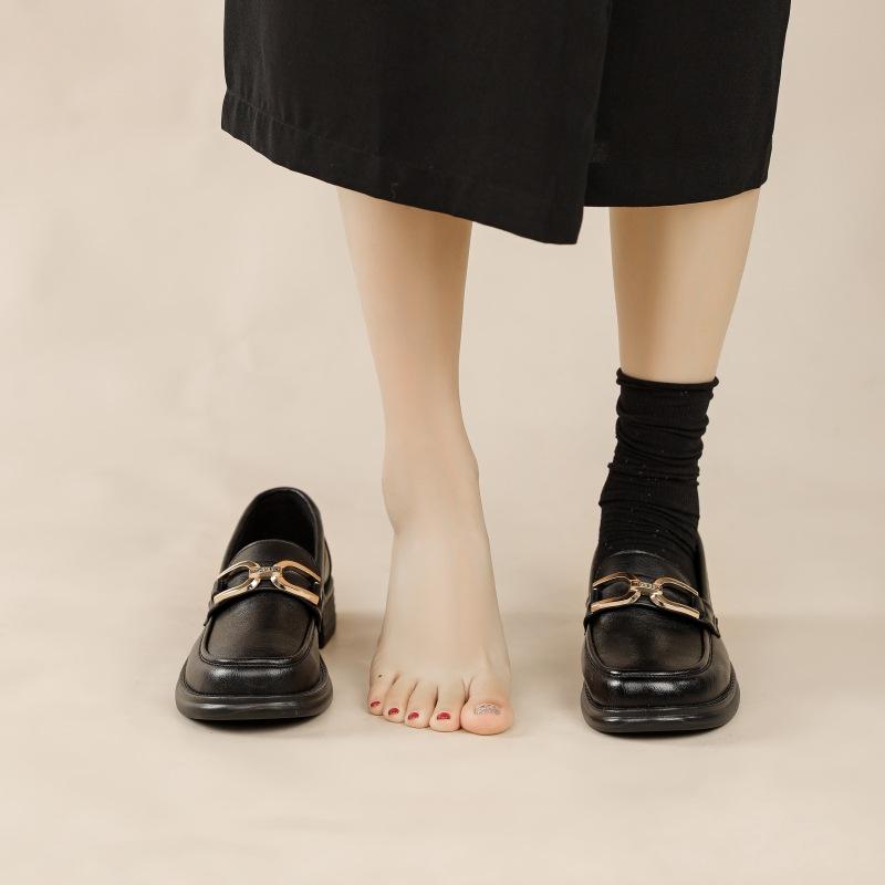 Женские черные мягкие кожаные мокасины без застежек, 2024 г., универсальная обувь на низком каблуке