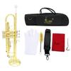 Sasuori Beginner 5 Piece Set Bb B Flat Trumpet Brass Wind Instrument