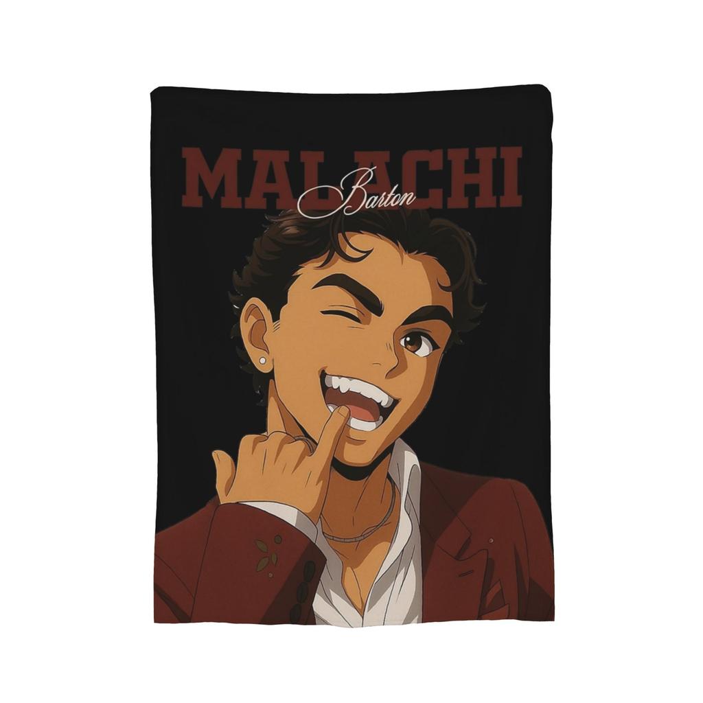 Malachi Barton Fleece Throw Blankets Blanket for Home Travel Warm Quilt,