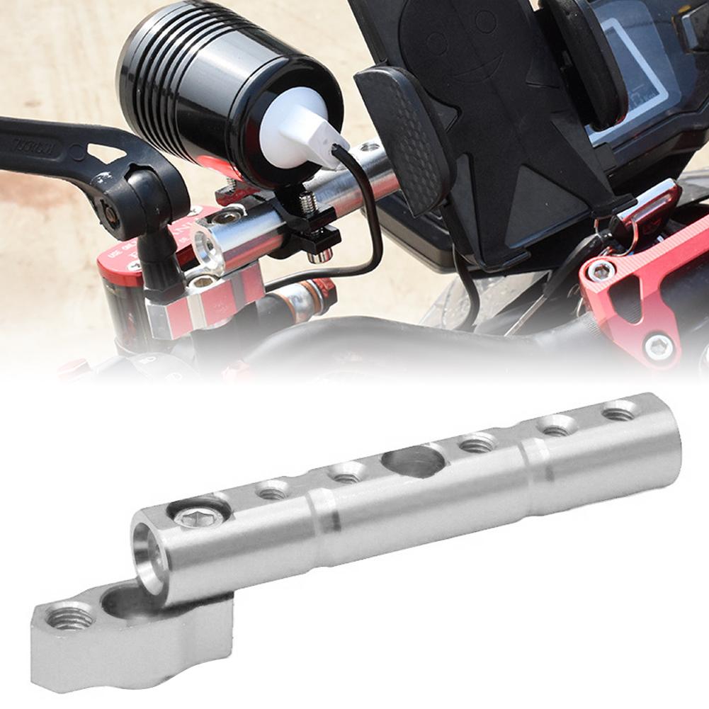 Universal Motorcycle Electric Bike Rearview Mirror Headlight Mounting Spotlight Signal Lamp Bracket Fixed Bracket Mount