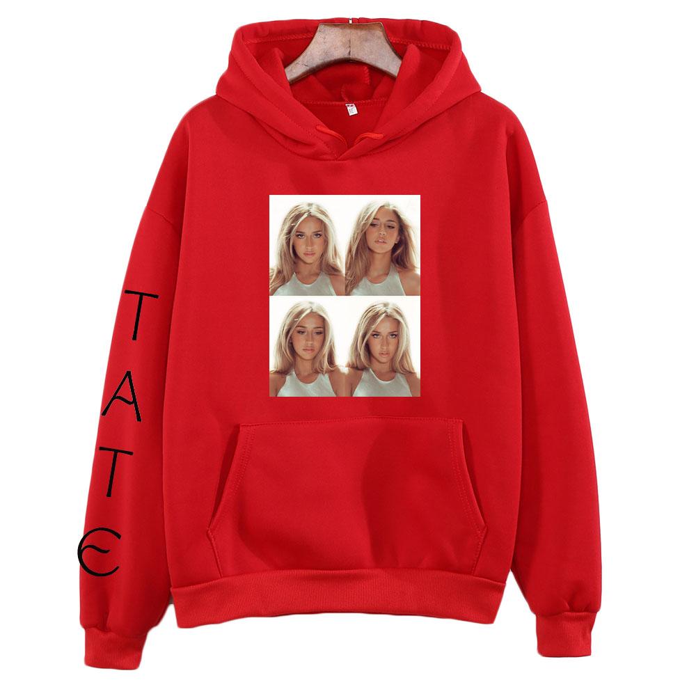 Tate McRae Mind Pullover Hoodie Fashion Casual Hoodies Women Men Long Sleeve Hooded Sweatshirts Streetwear Pullover Trendy Tops