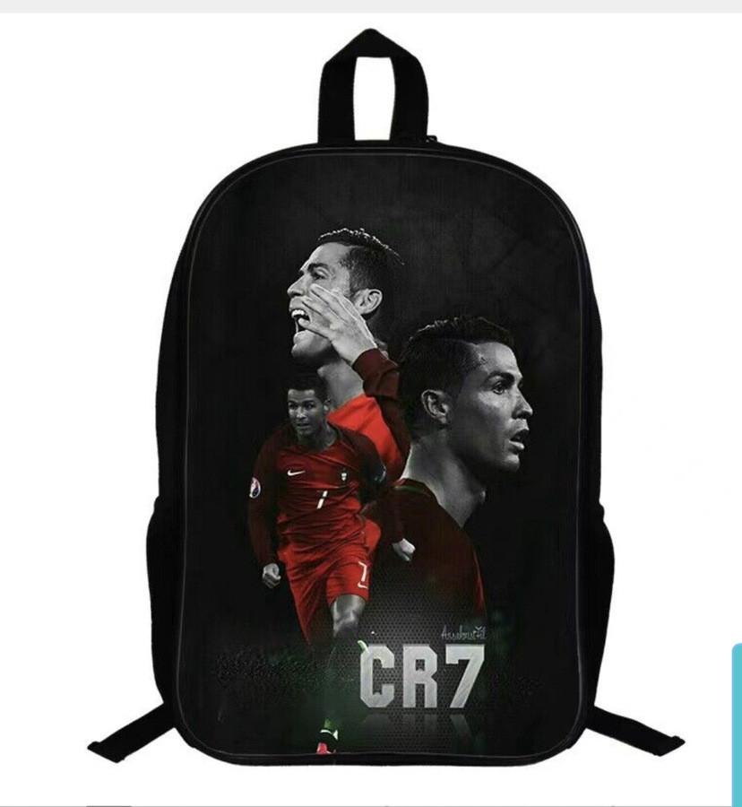 Тематический спортивный студенческий рюкзак Месси из дышащей ткани для начального образования