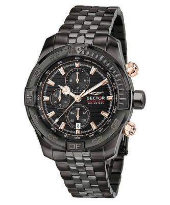 Часы мужские Diving Team Chronograph Black Dial Quartz Diver's R3273635003 300M