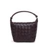 Elegant Hand-held Lunch Box Bag, Fashionable Hand-woven Bag, Trendy and Versatile Casual Shoulder Bag, Soft Leather Underarm Bag